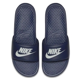 Tossut Nike Sportswear Benassi Jdi M 343880-403 valkoinen laivasto