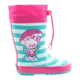 American Club Amerikkalaiset welliesit, kissanpentu näyttelyn jälkeen vaaleanpunainen vihreä