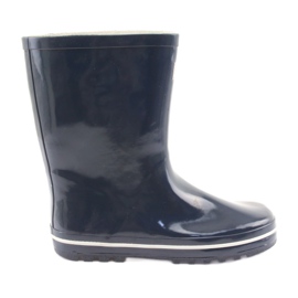 American Club tummansiniset eristämättömät kalosteet valkoinen laivastonsininen