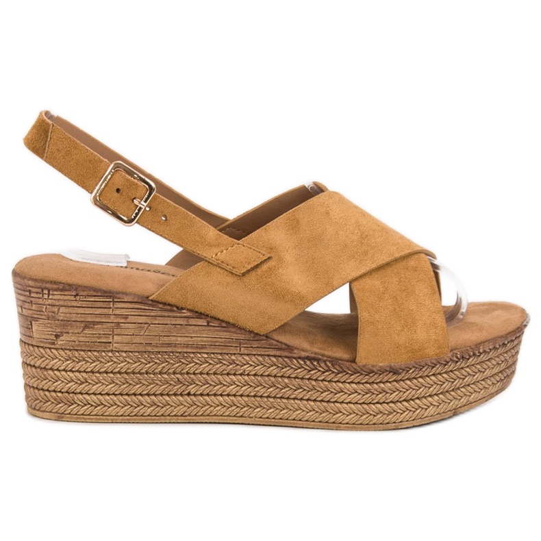 Primavera Camel Wedge Sandaalit ruskea