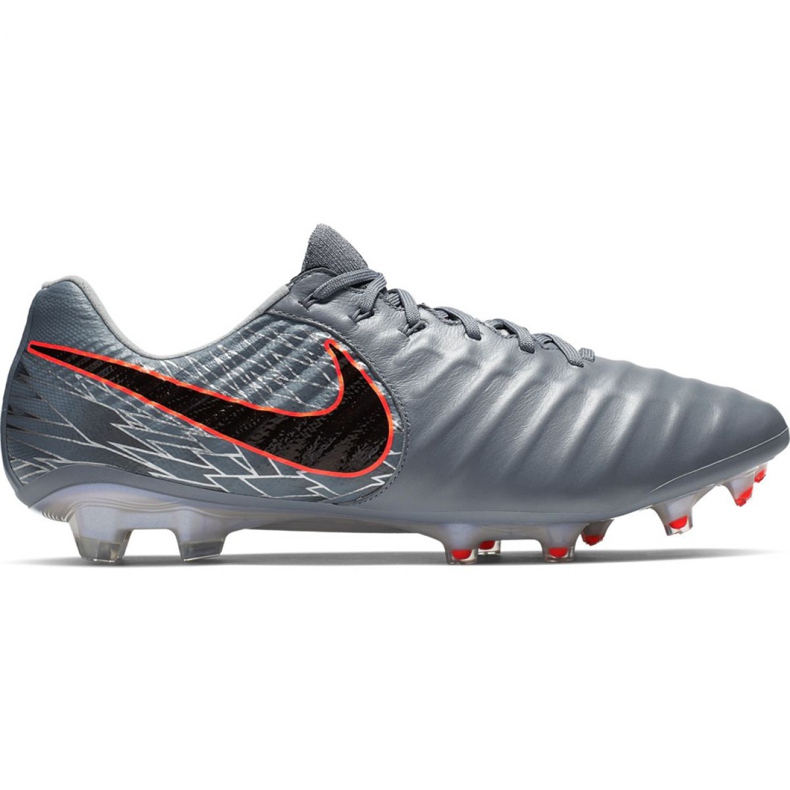 Nike Tiempo Legend 7 Elite Fg M AH7238-408 jalkapallokengät harmaa harmaa