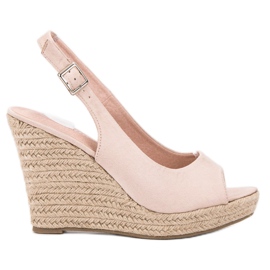 Renda Muodikkaat mokkanahkaiset sandaalit ruskea