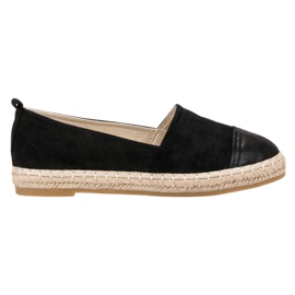 Forever Folie Suede Espadrilles musta
