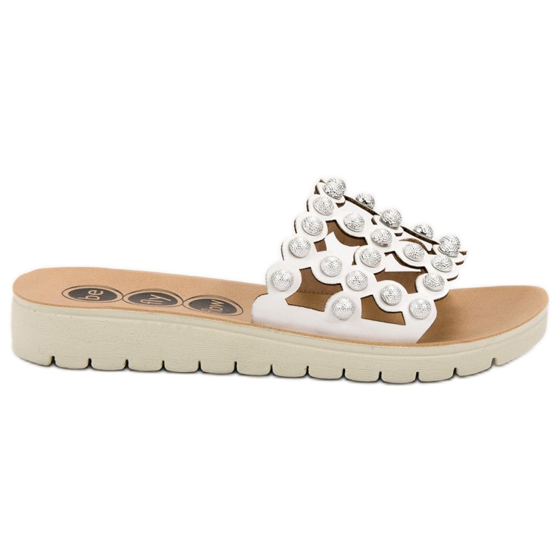 SHELOVET Rento naisten tossut valkoinen