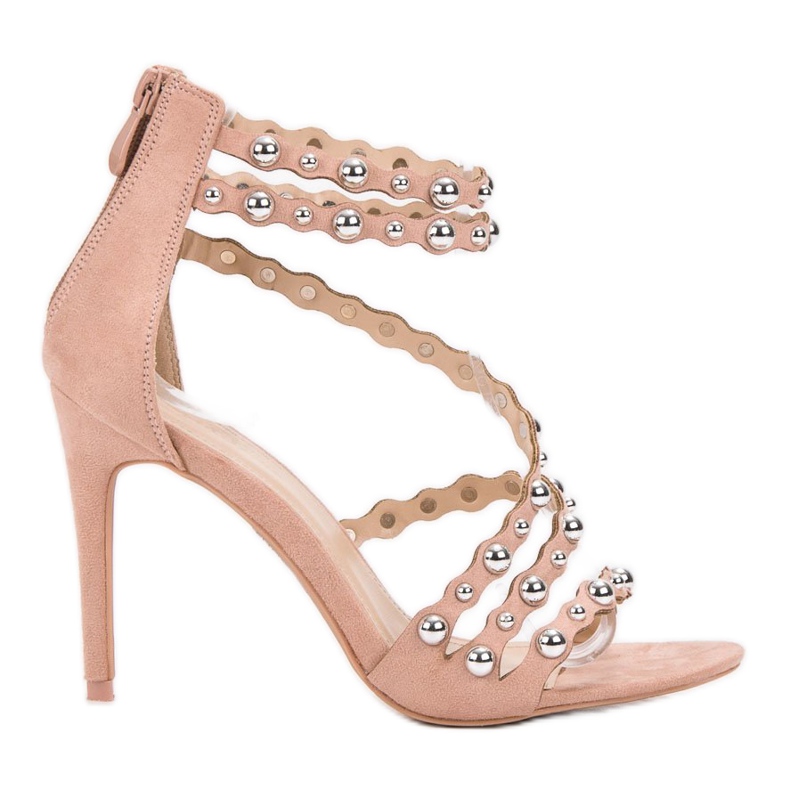 SHELOVET Seksikäs sandaalit korkokenkiä ruskea