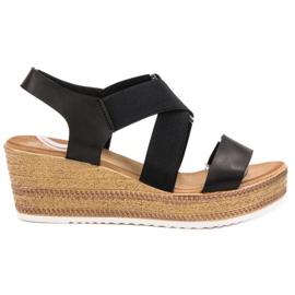 Flyfor Kevyt Slip-on sandaalit musta Flyfor Kevyt Slip-on sandaalit musta