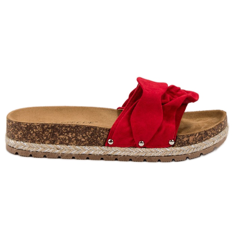 Bestelle Tossut Frillillä punainen