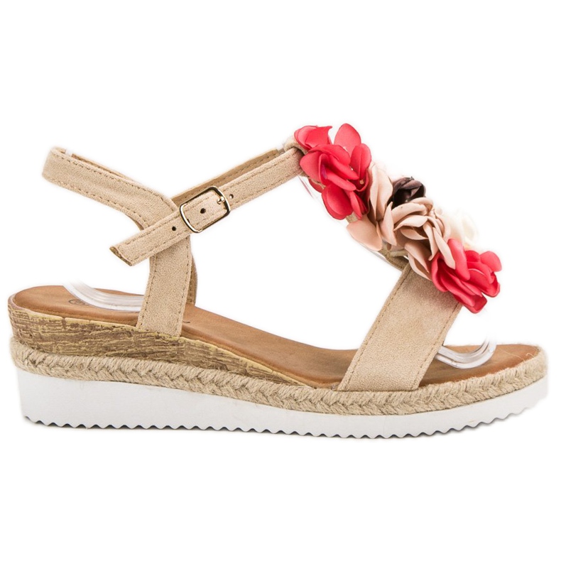 SHELOVET Mokkanahkaiset kukat ruskea