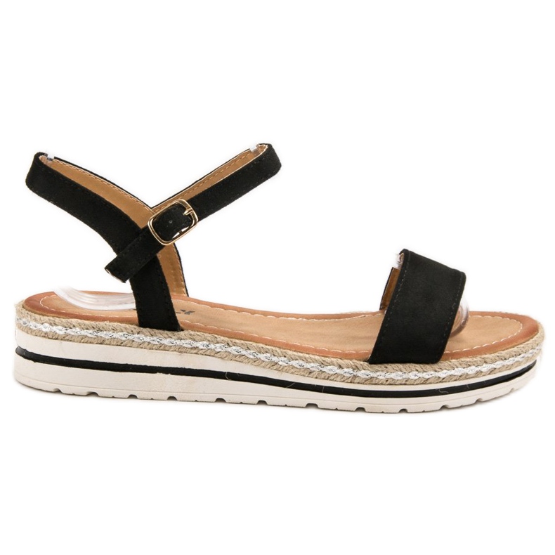 EXQUILY Mustat sandaalit