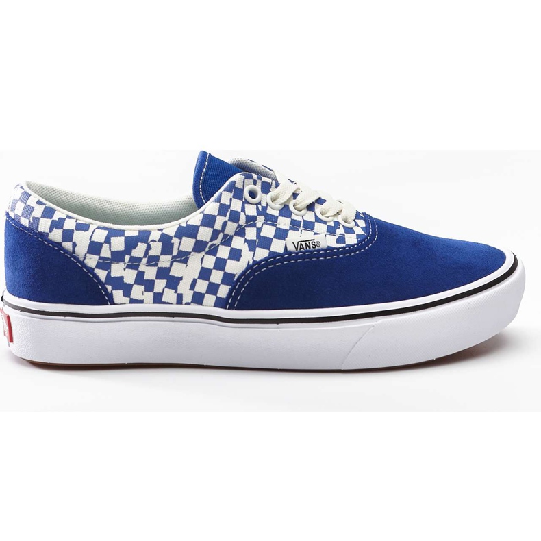 Vans Comfycush Era VA0 Tear Checkerboard True Blue True White valkoinen sininen