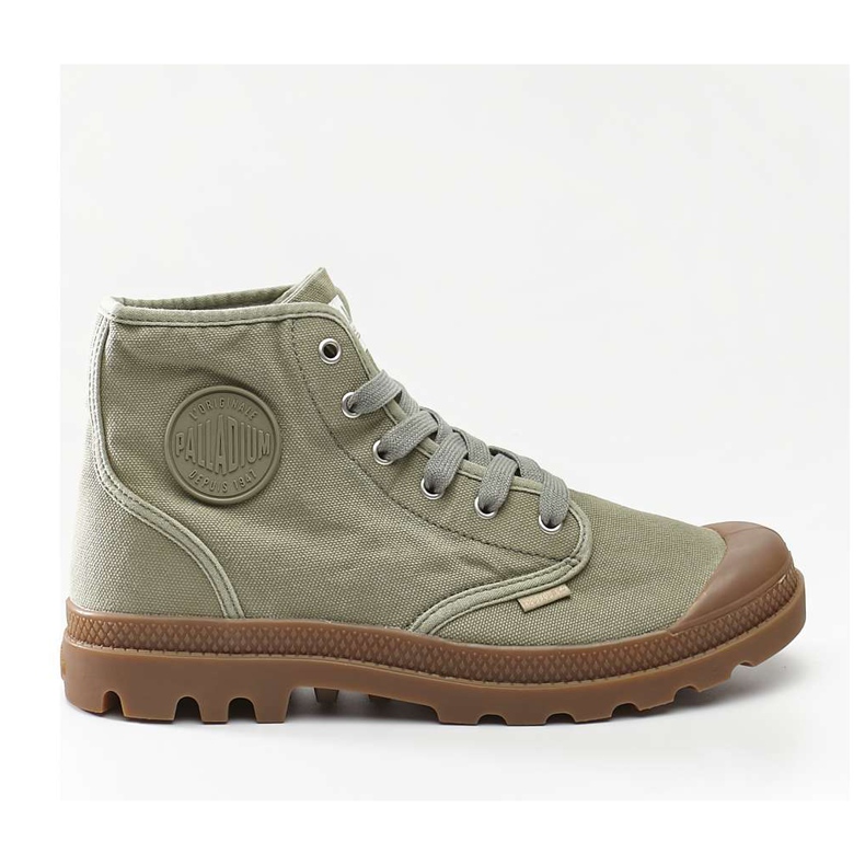 Palladium Pampa Hi 344 Vetiver Mid Gum monivärinen