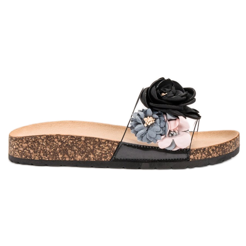 Super Me Tossut kukilla musta monivärinen