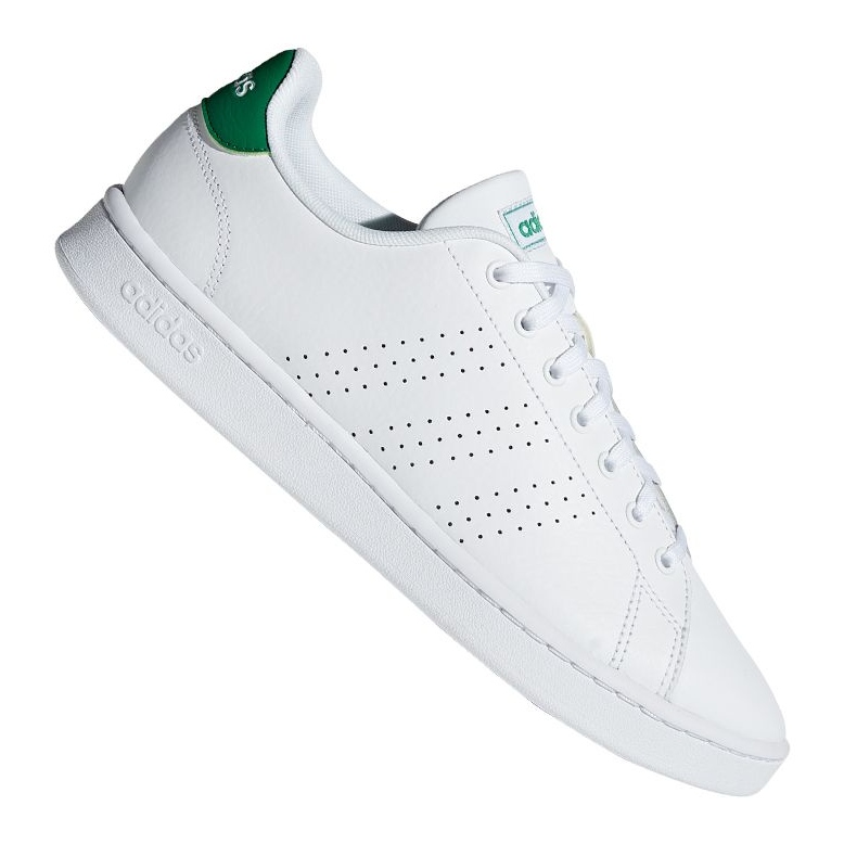 Adidas Advantage M F36424 kengät valkoinen vihreä