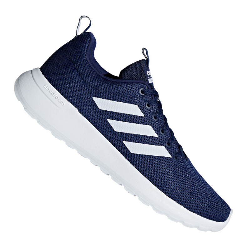 Juoksukengät adidas Lite Racer Cln M B96566 valkoinen laivastonsininen