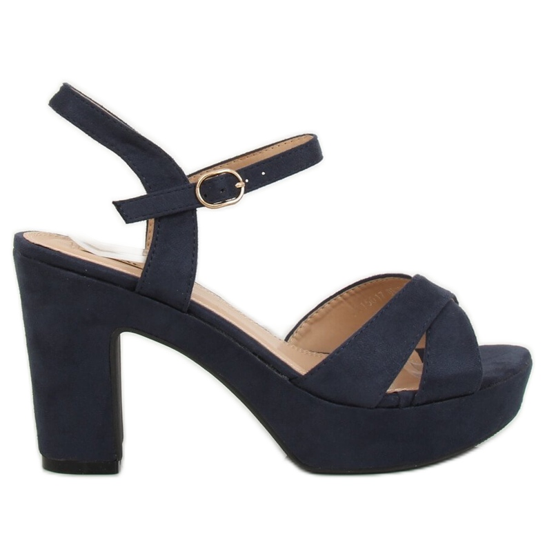 Sandaalit tummansinisellä JC15017 DK.BLUE -alustalla laivastonsininen