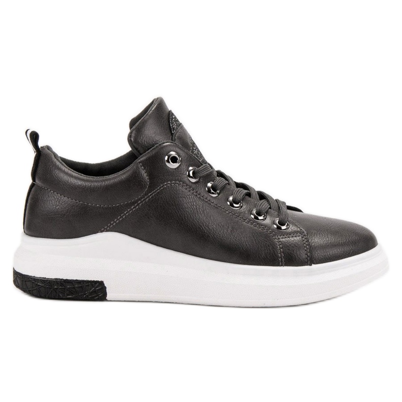 Weide Tyylikkäät nauhakengät harmaa