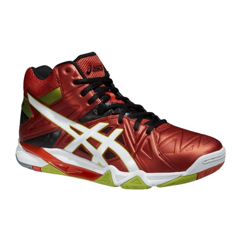 Asics Gel-Cyber ​​Sensei 6 Mt M B503Y-2101 lentopallokengät monivärinen punainen