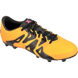 Adidas X 15.3 FG / AG Jr S74637 jalkapallokengät monivärinen oranssi