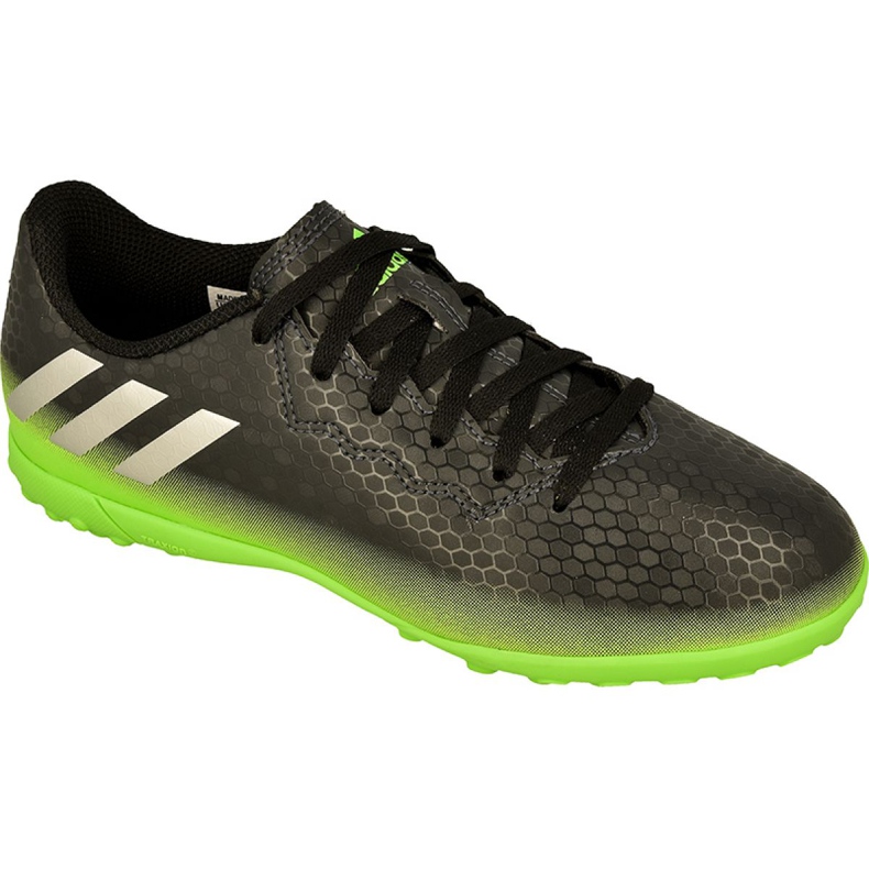 Adidas Messi 16.4 Tf Jr AQ3515 jalkapallokengät musta musta