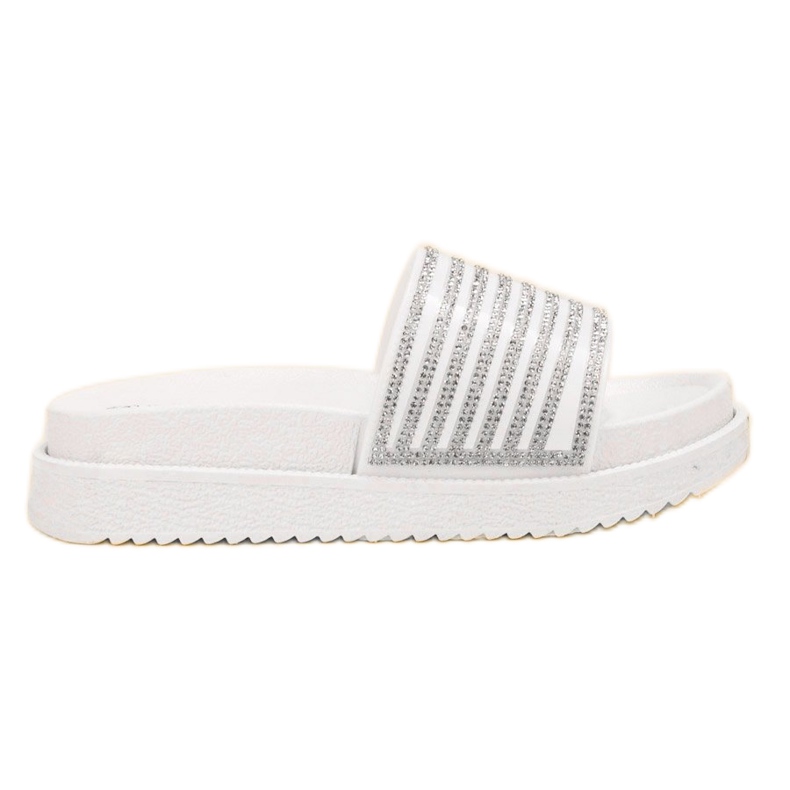 Bello Star Tossut kristalleilla valkoinen