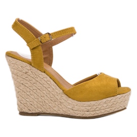 JESSY ROSS Sinappi sandaalit keltainen JESSY ROSS Sinappi sandaalit keltainen