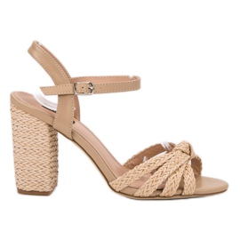 Punotut VICES -sandaalit ruskea Punotut VICES -sandaalit ruskea