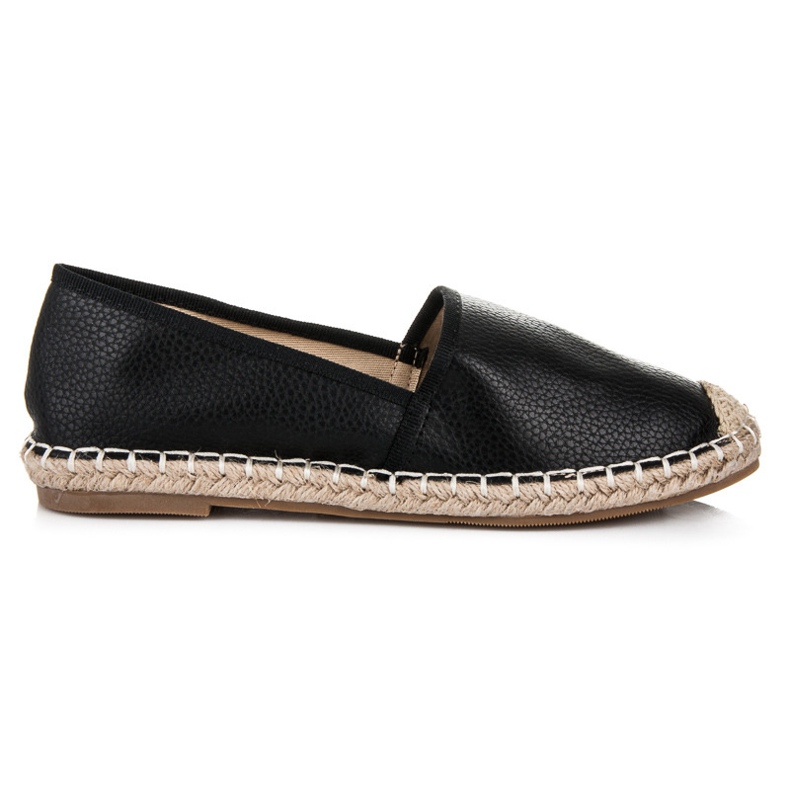 Tina&Co Liukuvat espadrillit Eco-nahalla musta
