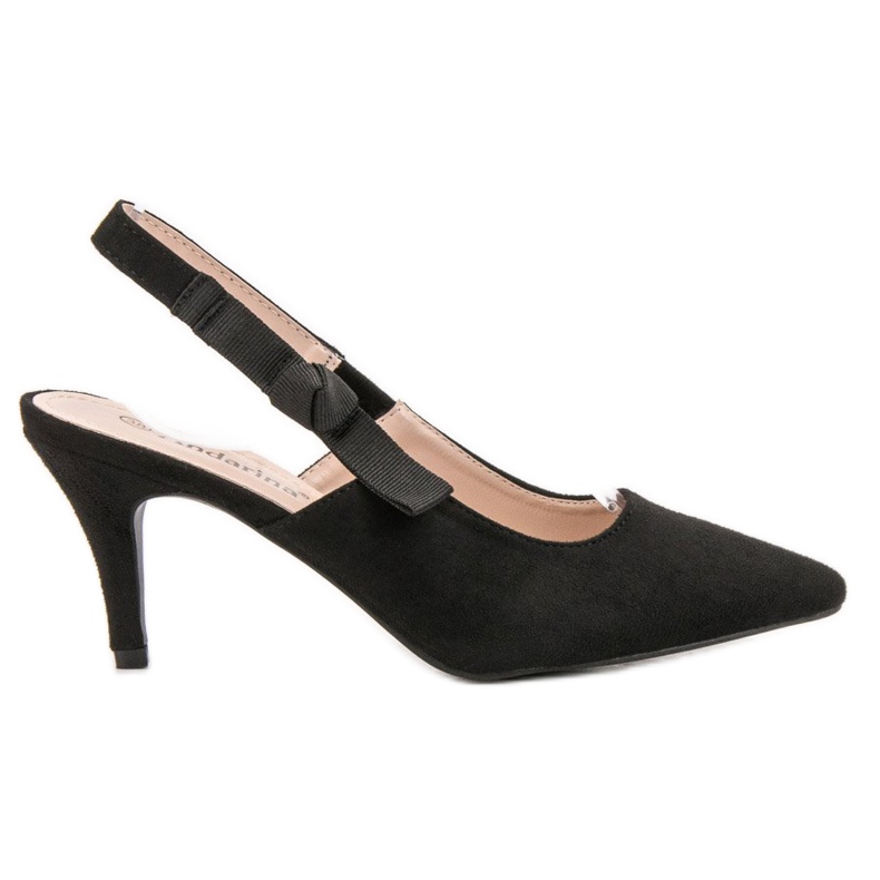 SHELOVET Avokkaat korotetut pumput musta