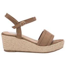 Vices Sandaalit alustalla ruskea