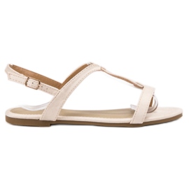 Clowse Tyylikkäät mokkanahkaiset sandaalit ruskea Clowse Tyylikkäät mokkanahkaiset sandaalit ruskea