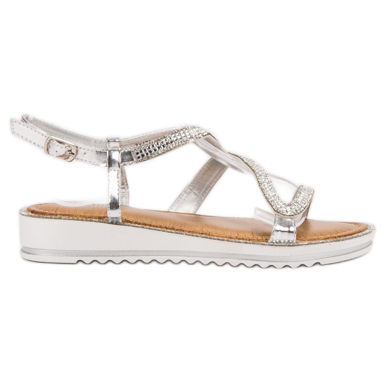 SHELOVET Sandaalit alustalla harmaa