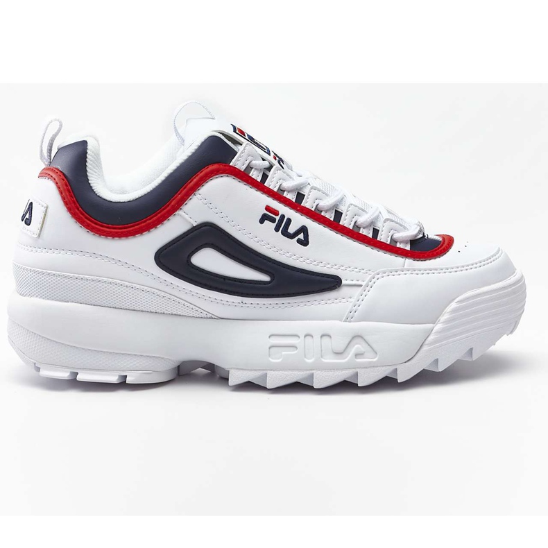 Disruptor Cb Low White Fila Navy Fila Red valkoinen laivastonsininen monivärinen