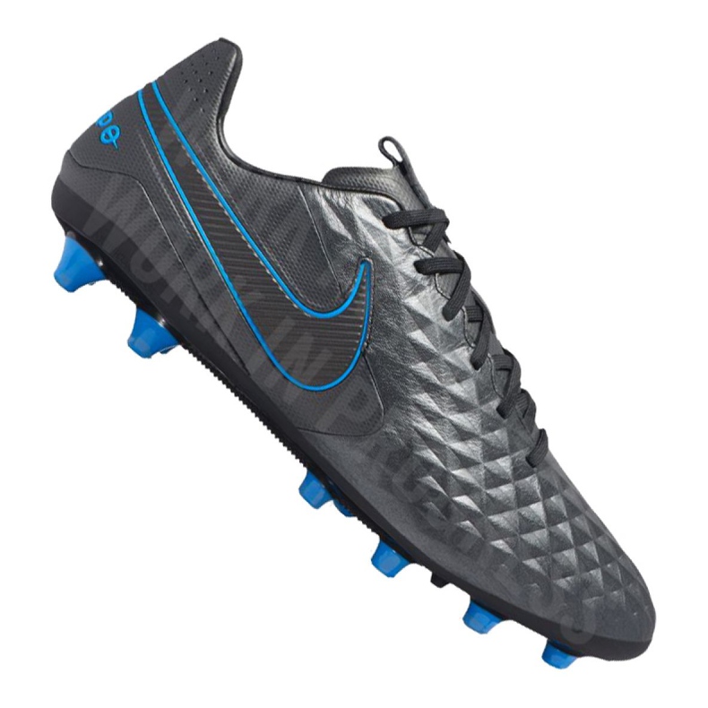 Nike Legend 8 Pro AG-Pro M AT6137-004 jalkapallokengät musta harmaa