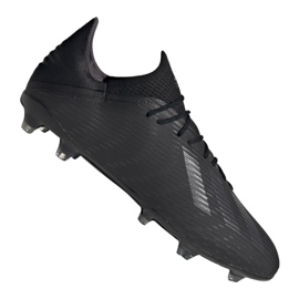Adidas X 19.2 Fg M F35385 jalkapallokengät musta musta