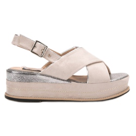 Lily Shoes Solki kiinnittävät sandaalit ruskea