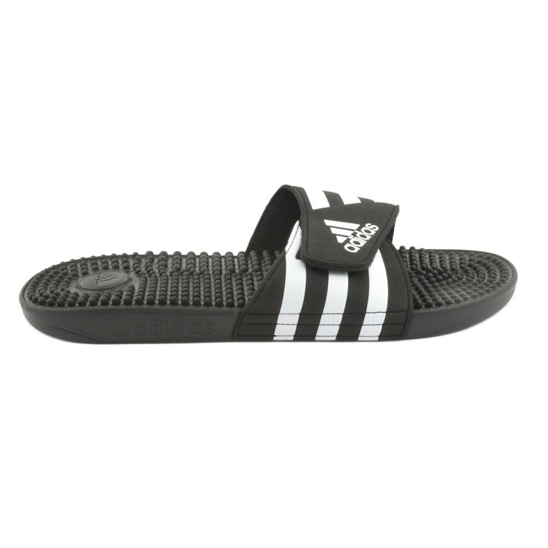 Adidas Adissage M F35580 Velcro varvastossut valkoinen musta