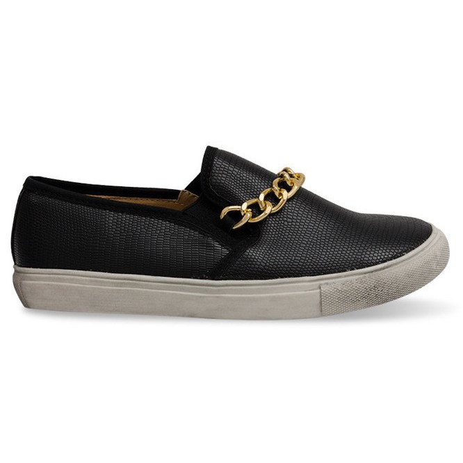 Sneakers Slip On 7064 Musta