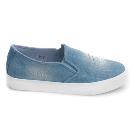 Slip On Jeans K-89 Blue tummansininen sininen