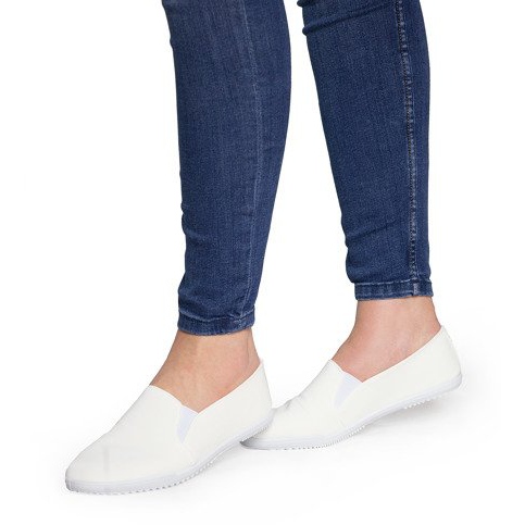 Lycra HB-1 Valkoinen Slip-On Lenkkarit
