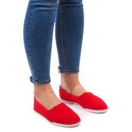 Lycra 8525 Punainen Slip-On Lenkkarit
