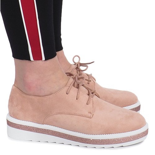 Odessan vaaleanpunaiset matalat kengät vaaleanpunainen