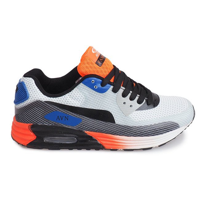 Urheilukengät B49-3 Valkoinen musta monivärinen