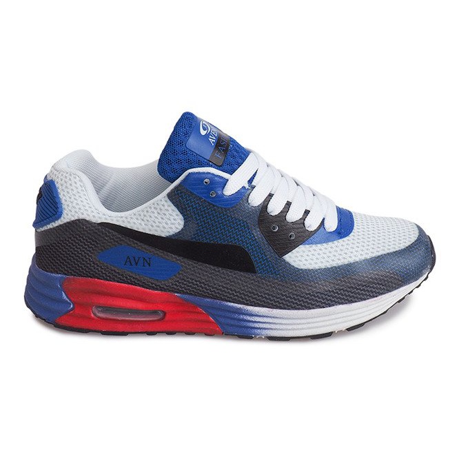 Urheilukengät B49-4 Valkoinen musta monivärinen