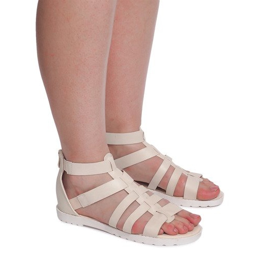 Roomalaiset sandaalit LEI-109 Beige