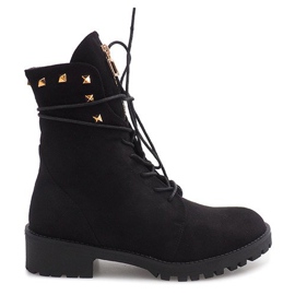 Mokkanahkaiset koristelijat H99-17 Musta