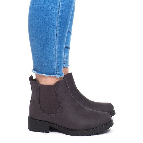 Lämmin saappaat DD5251-4 Harmaa