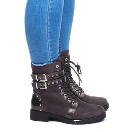 Mokkanahkakengät A-52 Harmaa