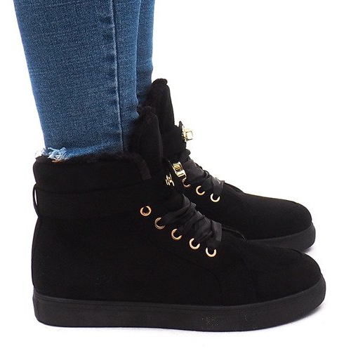 BM Lämpimät lenkkarit BOK-1122 musta