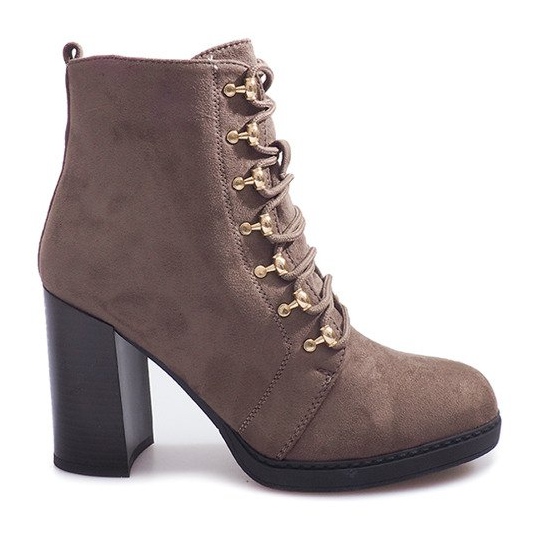 Lämpimät saappaat postissa 0-195 Khaki monivärinen vihreä