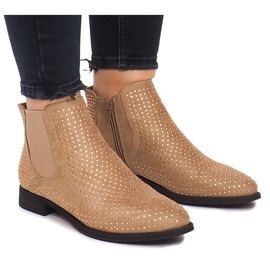 Mokkanahkakengät Jodhpur 1510 Beige